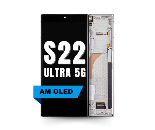Aftermarket OLED Assembly With Frame For Samsung Galaxy S22 Ultra 5G