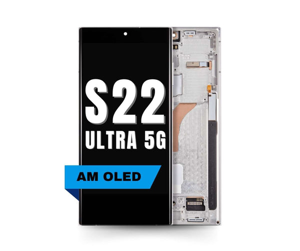 Aftermarket OLED Assembly With Frame For Samsung Galaxy S22 Ultra 5G