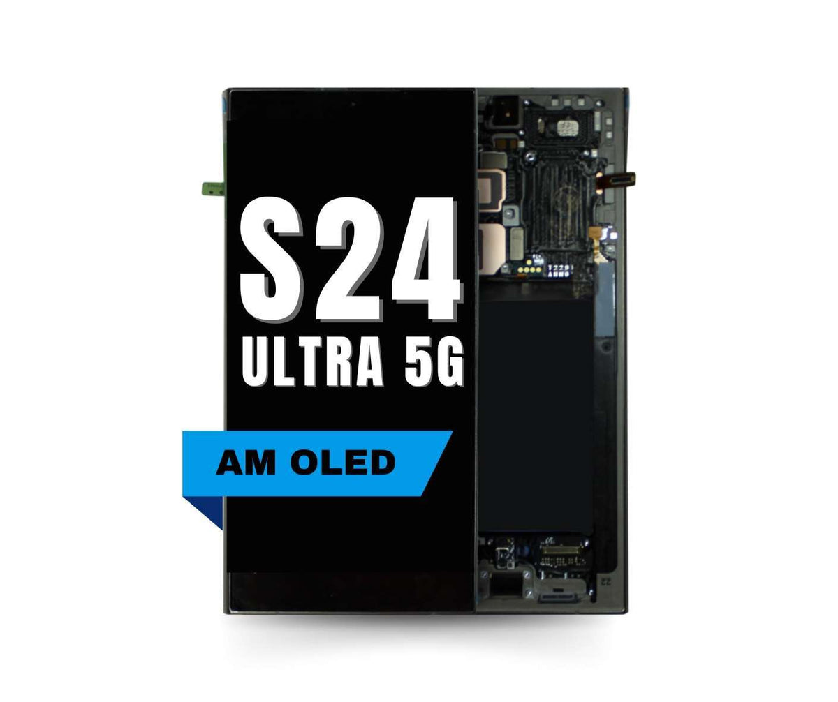 Aftermarket OLED Assembly With Frame For Samsung Galaxy S24 Ultra