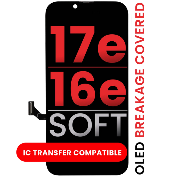 OLED Assembly For iPhone 17e / 16e (Aftermarket Pro: XO7 Soft)